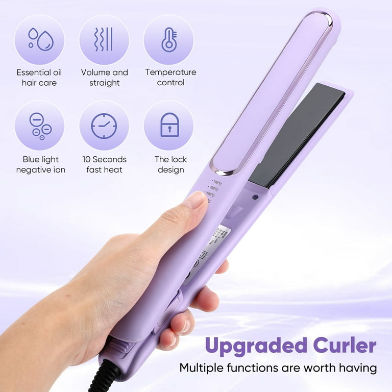 Purple Ion Hair Iron ISO Beauty Metallic Purple Digital Infrared