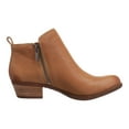 thumbnail image 5 of Lucky Brand Basel Wheat Brown Tan Leather Low Cut Western Ankle Dress Booties (WHEAT, 5.5), 5 of 6