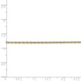 thumbnail image 2 of 14k Yellow Gold 1.3mm Medium Rope Chain Necklace - 2.5 Grams - 20 Inch - Lobster Claw, 2 of 2