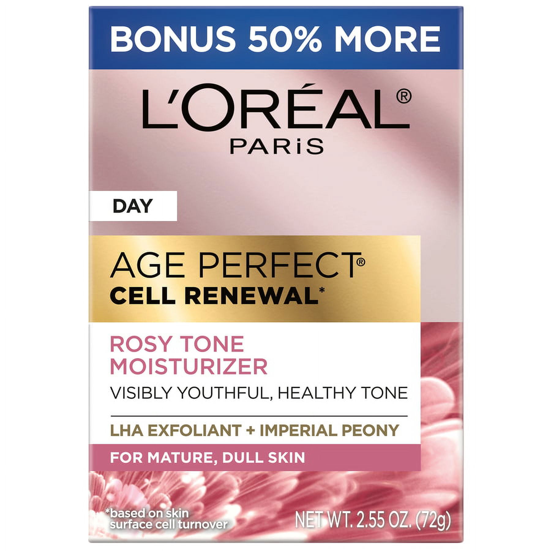 L'Oréal Paris Age Perfect Cell Renewal Rosy Tone Moisturizer with Bonus