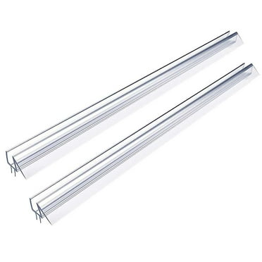 JINGT 2-Pack Shower Door Bottom Seal - 39" Length - Glass Sweep for 3/8"-Inch Shower Doors