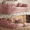 Pink, variant on LIAROO Convertible Sofa Bed, 78.8" Boneless Couch Corduroy Sleeper Sofa No Assembly Required Couch Bed for Living Room