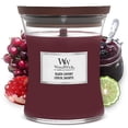 thumbnail image 1 of WoodWick Medium Hourglass Candle, Black Cherry - Premium Soy Blend Wax, Pluswick Innovation Wood Wick, Made in USA, 1 of 4