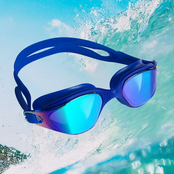 Xihbxyly Gafas de Natación, Cómodas y a Prueba de Fugas, Correa Suave Ajustable, Visión Nítida Bajo El Agua, para Hombre y Mujer, Diseño Elegante, Unisex, Tamaño 18 X 6 X 5,5 Cm, Ideales para Piscina