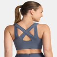 thumbnail image 3 of Baweave Women‘s Medium Support Zip Front Sports Bra  Sizes S-3XL, 3 of 6