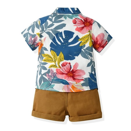 

kpoplk Boy Outfits Toddler Baby Girls Summer Outfits Short Sleeve Sassy T-Shirt Top Leopard Flared Pants Clothes Set(Khaki)