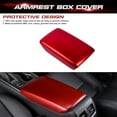 thumbnail image 4 of x xotic tech Car Center Console Cover Armrest Box Protector Trim Compatible with Honda Civic 11th Gen 2022 2023 2024 Interior Accessories (Sporty Red), 4 of 9
