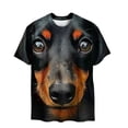 thumbnail image 2 of Tops para hombre, blusas y camisas de cuello redondo y manga corta para hombre, blusas casuales deportivas con estampado de perros y animales divertidos para hombre, camisas vintage de cuello redondo,, 2 of 8