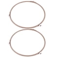 thumbnail image 1 of 2 Pcs Anneau de Plateau Tournant pour Micro-Ondes Plateau Tournant en Verre Rouleau Plateau Rond Support à Rouleau, 1 of 8