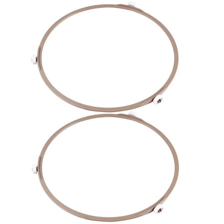 

FRCOLOR 2Pcs Microwave Turntable Ring Glass Turntable Plate Roller Round Tray Roller Support