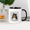 thumbnail image 4 of CafePress - Sheltie Traits Mugs - 11 oz Ceramic Mug - Novelty Coffee Tea Cup, 4 of 6
