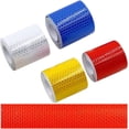 thumbnail image 1 of 4 Pcs Self Adhesive Reflective Tape, Reflective Sticker Safety Warning Reflective Self Adhesive Warning Tape Visibility Safety Tape, 1 of 5