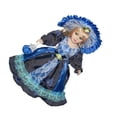 thumbnail image 1 of Injueey Muñeca femenina de porcelana victoriana coleccionable, realista, adecuada para todas las edades, materiales de regalo Decoración del hogar azul, 1 of 6