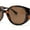 Tortoise - Brown, variant on Womens Mod Fashion Round Thick Temple Plastic Chic Sunglasses Tortoise - Brown