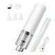 thumbnail image 3 of de mano inalámbrica, mini portátil para coche y soplador, recargable por USB, portátil, de alta potencia, para coche, hogar y Blanco shamjiam aspiradora de coche, 3 of 8