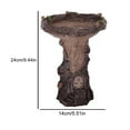 thumbnail image 3 of Hot Sale! Fdelink Resin Tree Birdbath Polyresin Antique Garden Bird Bath for Home Garden Yard, 1Pc Bird Bath Ornamentshorticultural Statues, 3 of 9