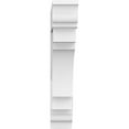 thumbnail image 2 of 5"W x 30"D x 30"H Standard Merced Architectural Grade PVC Bracket with Traditional Ends, 2 of 11