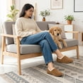 thumbnail image 2 of Ecetana Fuzzy Slippers for Women Plush Closed Back Non-Slip Indoor House Slippers, 2 of 7