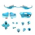 thumbnail image 4 of Thumb Thumbstick Covers Left Right Bumper D-pad Mod Screwdriver Button Parts for  Controller Accessory Blue, 4 of 8