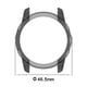 thumbnail image 2 of Carcasa De Reloj Funda protectora de reloj inteligente de TPU para Garmin Forerunner 945 LTE (negro transparente) Likrtyny Para estrenar, 2 of 8