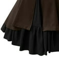 thumbnail image 4 of Womens Lolita Gothic Dress Vintage Bow Ruffle Steampunk Princess Dress Short Medieval Renaissance Cosplay Costumes, 4 of 4