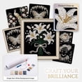 thumbnail image 6 of Pearl Diamond Art Kit 12 x 12 Inch Design, 5D DIY Full Drill Rhinestone Painting Set with Stretched Canvas for Home Decor, 6 of 8