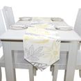 thumbnail image 4 of EREHome Leaves And Flower Table Runner Table Top Decoration Home Decor 13x90 inches, 4 of 5