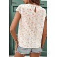 thumbnail image 2 of Elegant Embroidered Pink Floral Blouse - Stylish Cap Sleeves & Boho Chic Design - [ZhiHiMeRi] | (US 8-10)M, 2 of 12