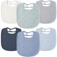 thumbnail image 1 of Baberos bandana ajustables de muselina para bebé Susurration, 6 unidades, 1 of 7