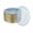 Blue, variant on 100 Pack Clear Plastic Plates For Wedding - 10 IN Hammered Gold Rimmed Sturdy, Durable And Extra Heavy duty Gold Plastic Plates For Party - Bulk Disposable Plates For Weddings