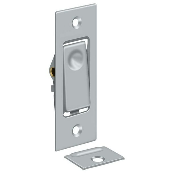 Deltana PDB42U26D Pocket Door Bolts; Jamb Bolt; Satin Chrome Finish