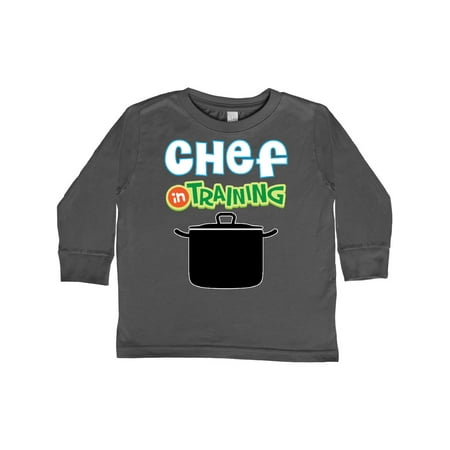 

Inktastic Future Chef in Training Gift Toddler Boy or Toddler Girl Long Sleeve T-Shirt