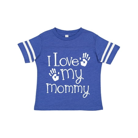 

Inktastic I Love My Mommy Mothers Day Gift Toddler Boy or Toddler Girl T-Shirt