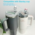 thumbnail image 2 of Sombrero vaquero de silicona Straw Toppers para Stanley Cup, 900 ml, 1,2 L, paquete de 4 unidades, 2 of 6