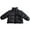 Black, variant on Girls Toddler's Winter Coat Lightweight Cropped Full-Zip Puffer Jacket Thermal Long Sleeve Short Quilted Coat with Pockets Outwear Green 1 Years
