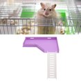thumbnail image 4 of Hamster Play Platform, Mental Stimulation Multipurpose Hamster Standing Platform Promote Exercise Safe with Ladder for Cage L Shape,M Shape, 4 of 7