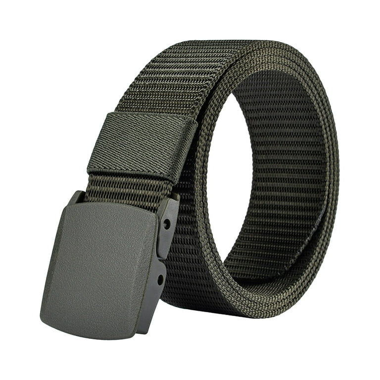 Happy date Men Belt Nylon Belt Webbing Canvas Outdoor Web Belt