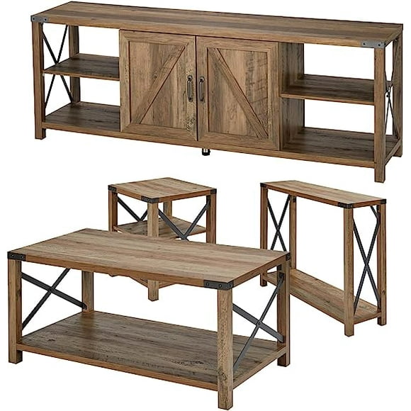 Tv Stand Coffee Table End Table Set