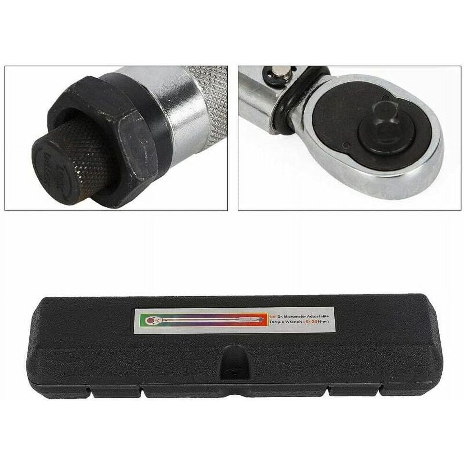Calibrated Click Hand Ratchet, Adjustable Torque Wrench With Extreme Durability, Quick Socket Release For Professional And Industry Applications, Storage Case Included