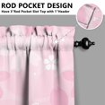 thumbnail image 5 of Kitchen Curtains and Valance Set 36 Inch Tier Pioneer Colorful Floral 3 Pieces Set Dining Room Small Curtain Drapes Cafe Curtains Valance for Home Decor Rod Pocket, 5 of 6