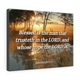 thumbnail image 5 of Scripture Walls  Trusteth Jeremiah 17:7 Bible Verse Canvas Christian Wall Art Ready to Hang Unframed, 5 of 16