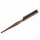 thumbnail image 1 of Wood Handle Natural Boar Bristle Hair Brush Fluffy Comb Hairdressing Barber Wood-color, 1 of 5