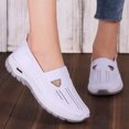 thumbnail image 2 of Womens Shoes,Walking Shoes Breathable Mesh Flat for Daily Wear Comfortable Walking Shoes for Jeans Pants,Shoes for Women,White,7, 2 of 9