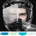 thumbnail image 1 of Muyoka Casco de motocicleta Película de casco antivaho Escudo de motocicleta universal Protector transparente para casco Parche de lluvia Visor de niebla ultra transparente Gafas Pegatinas Muyoka Hogar, 1 of 7
