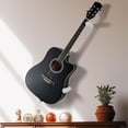 thumbnail image 1 of Soporte de pared para guitarra DAZZLIFE Acoustic Horizontal White Wood, 1 of 8