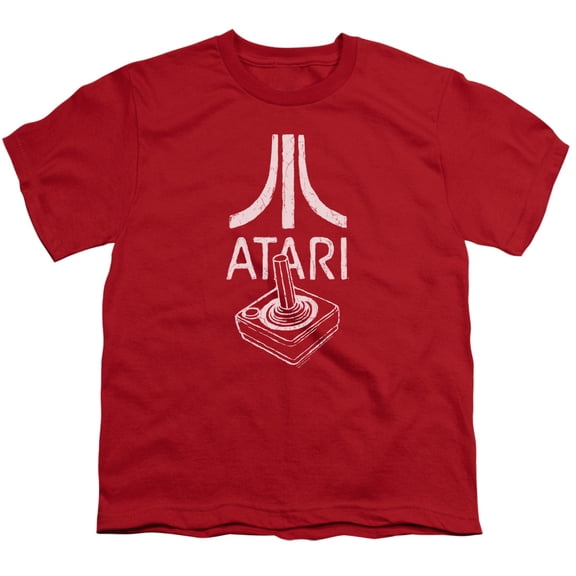 Atari Joystick Logo S/S Youth 18/1 T-Shirt Red