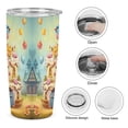 thumbnail image 6 of Cartoon Birthday Cake Tumbler Print 20oz Stainless Steel Coffee Cup with Lid & Straw Double Wall Insulated Tumbler, 6 of 8