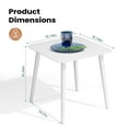 thumbnail image 6 of Pellebant Outdoor Aluminum Patio Side Table in White Finish, 6 of 6