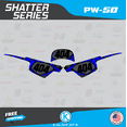 thumbnail image 3 of Kalair GFX Graphics Kit for Yamaha PW50 (All Years) Shatter Series, 3 of 5