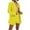 Yellow, variant on qolati Women's 2 Pieces Outfits Casual Open Front Blazers with High Waisted Short Pants Blazer Shorts Set Casual Long Sleeve Business Work Suit Sets